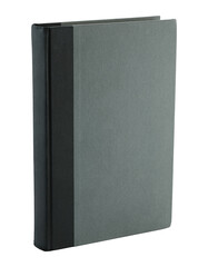 Simple gray book isolated on transparent background