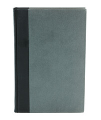 Simple gray book isolated on transparent background