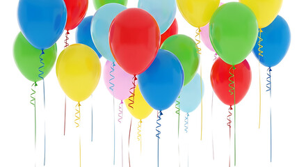 colorful party balloons