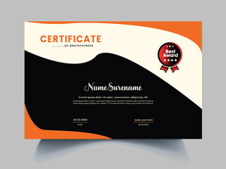 certificate design template