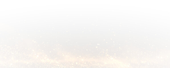 Golden sparkling glitter light png festive glow.