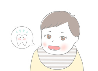 歯が生えた赤ちゃん