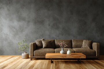 Modern minimalist living room (1)