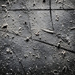 Obraz premium Abstract Black and White Texture with Scratches and Markings.