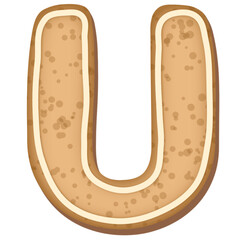 Gingerbread  alphabet 