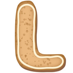 Gingerbread  alphabet 