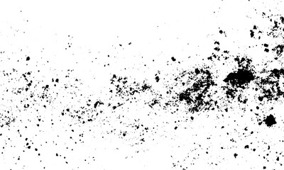 Vector grunge background with rough scratched surface, Dust particle texture overlay on white grunge background