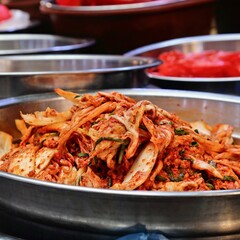 Kimchi at Gwangjang Market, Seoul