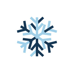 snowflake icon on white background