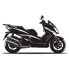 Obraz premium Maxi scooter isolated on white background