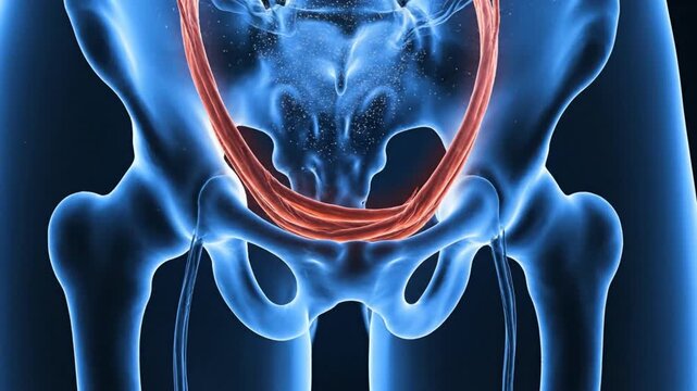 Pelvic Floor Anatomy - A Detailed Visual Exploration of the Human Body.
