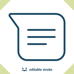 Chat Bubble - Speech Bubble Icon