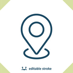 Map Pin Icon. Map Marker, Map, GPS, Location