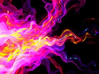 abstract background with colorful smoke