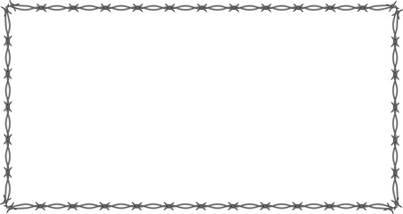 barbed wire frame 2026