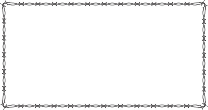 barbed wire frame 2026