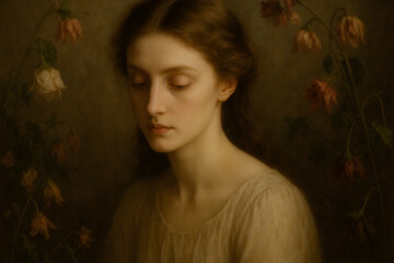 portrait of a young woman