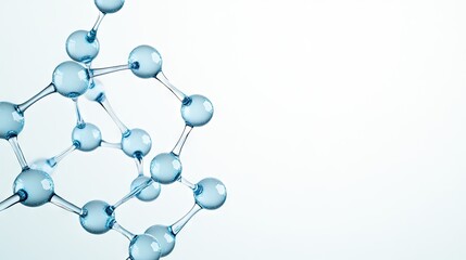 A captivating abstract illustration showcasing blue DNA structures embellished with glitter, highlighting the beauty of science and biology