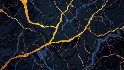 Black marble natural pattern for background, abstract natural marble black and gold
