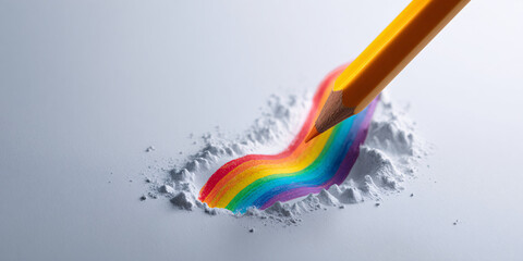 Ethereal Spectrum: A Minimalist Artistic Masterpiece Capturing the Essence of Creativity and Imagination