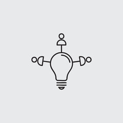 light bulb idea concept