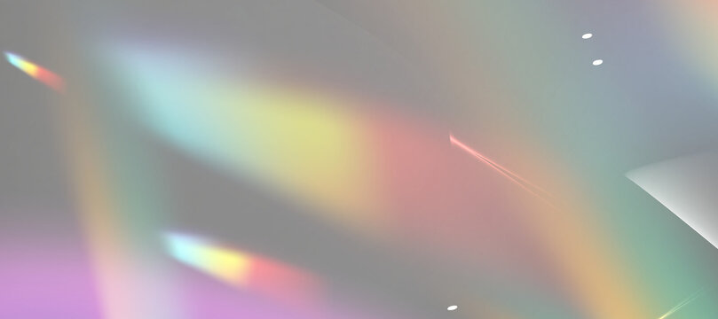 PNG Crystal Prism Light Effect Sparkle Glare Reflection Overlay. Glass Banner Optical Rainbow Lights, Chromatic Streak Rainbow Effect, Falling Confetti
