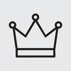 golden crown isolated on white