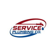 Plumbing Service Logo Template, Water Service Logo