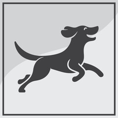vector illustration of a dog