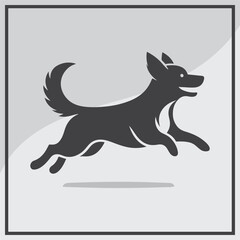 vector illustration of a dog