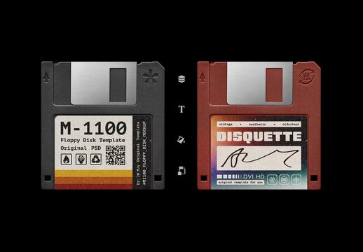 Floppy Disk Mockup