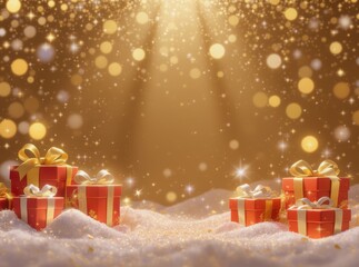 magical christmas fantasy background