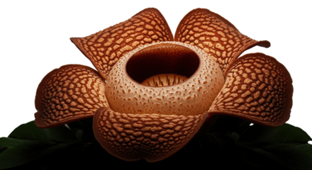 Detailed CloseUp of a Textured Rafflesia Flower Blossom.
