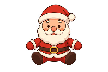 santa claus on white background