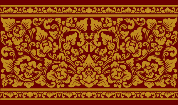 Balinese ornament line art vector premium 8