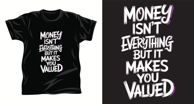 Money graphic vector t shirt design print