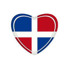 Obraz premium Flag of Dominican republic