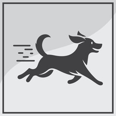 vector illustration of a dog