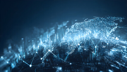 Business and economic growth on global business network
