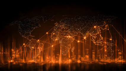 Business and economic growth on global business network