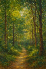 Obraz premium Forest path