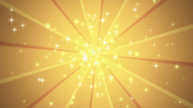 輝く背景とキラキラ