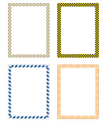 Symbol Border Illustrations & Vectors