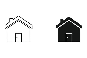 House icon isolated on white background