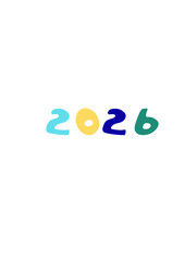 new years 2026 multi colour image