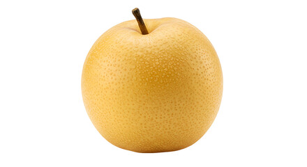 Golden Asian pear textured orb