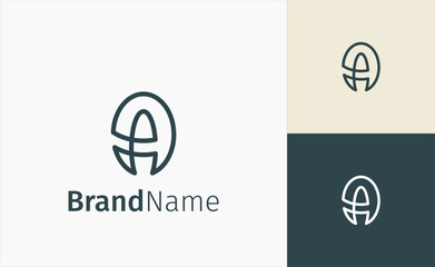 Elegant Letter A Logo Design for Modern Business Branding and Corporate Identity