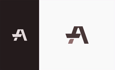Modern and professional A letter logo design for company branding and corporate identity