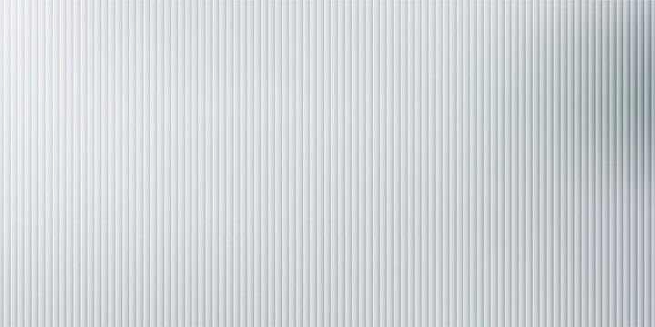 Vector ribbed glass texture background. Light grey white ribbed glass. Mesh gradient. acrylic ribbed bath surface. Ribbed glass background semitransparent overlay.