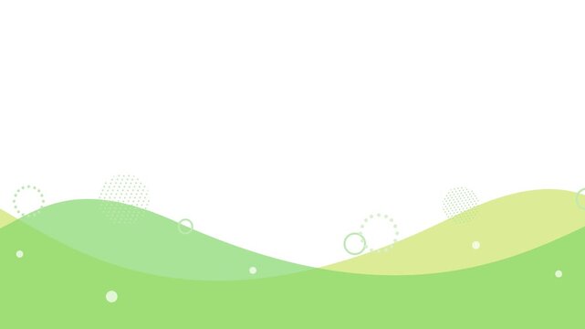 Simple and pop frame background of waves and geometry